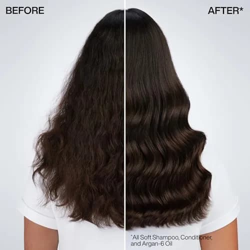 Redken All Soft Conditioner – For Dry, Brittle Hair, Refill 500ml (16.9 Fl Oz) | Deeply Softens & Nourishes Dry Hair thumbnail 4