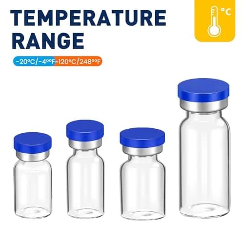 FURWEY 3ML Sterile Vials with Injection Ports, 20 Pack | Borosilicate Glass for Lab Use thumbnail 5