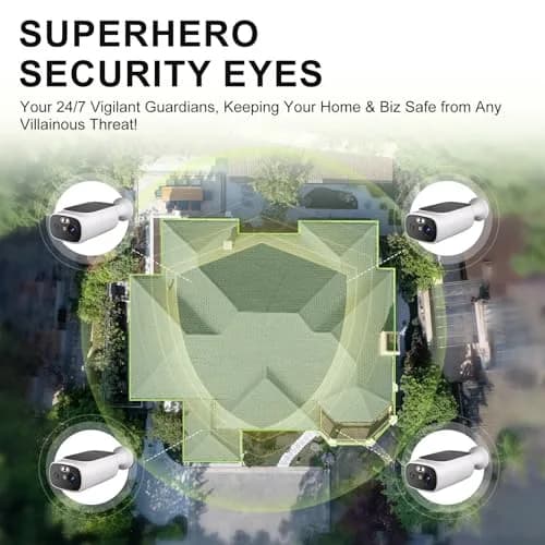 Camoon 2K Solar Security Camera Wireless Outdoor | 365-Day Uninterrupted Power with Built-in Solar Panel & 9600mAh Battery thumbnail 8