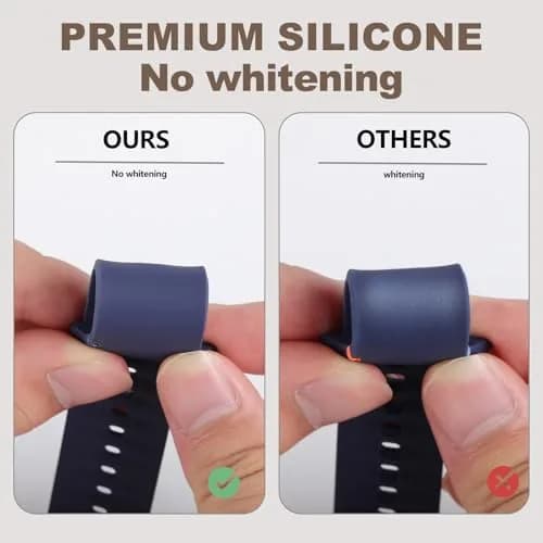 DMVEIMAL Sport Band for Samsung Galaxy Watch 8 & Classic 46mm/40mm/44mm | Soft Silicone Waterproof Strap thumbnail 2