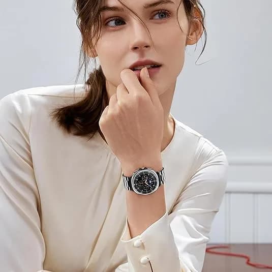 E ECSEM Black Watch Band Connectors for Samsung Galaxy Watch 9/8/8 Classic 22mm | Stainless Steel Adapters thumbnail 13