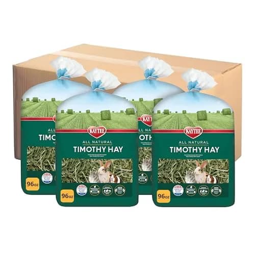 Kaytee Timothy Hay for Rabbits, Guinea Pigs, Chinchillas, Gerbils, Hamsters - 24 lb (10.89 kg) | Supports Digestive Health thumbnail 1