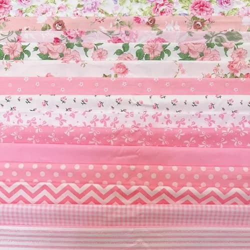 Antetek Cotton Fabric 42pcs | Bright, Soft 100% Cotton for Quilting & Sewing thumbnail 4