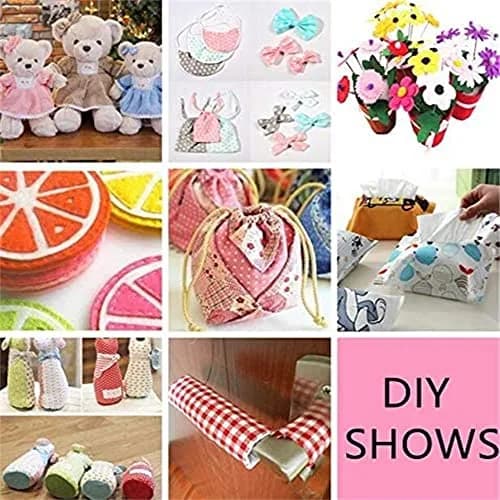 Antetek Cotton Fabric 42pcs | Bright, Soft 100% Cotton for Quilting & Sewing thumbnail 6