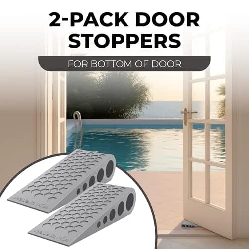 Suspension Dudes Heavy Duty Rubber Door Stop Wedge 12.8cm (5 in) | Secure Floor Grip for All Doors thumbnail 4