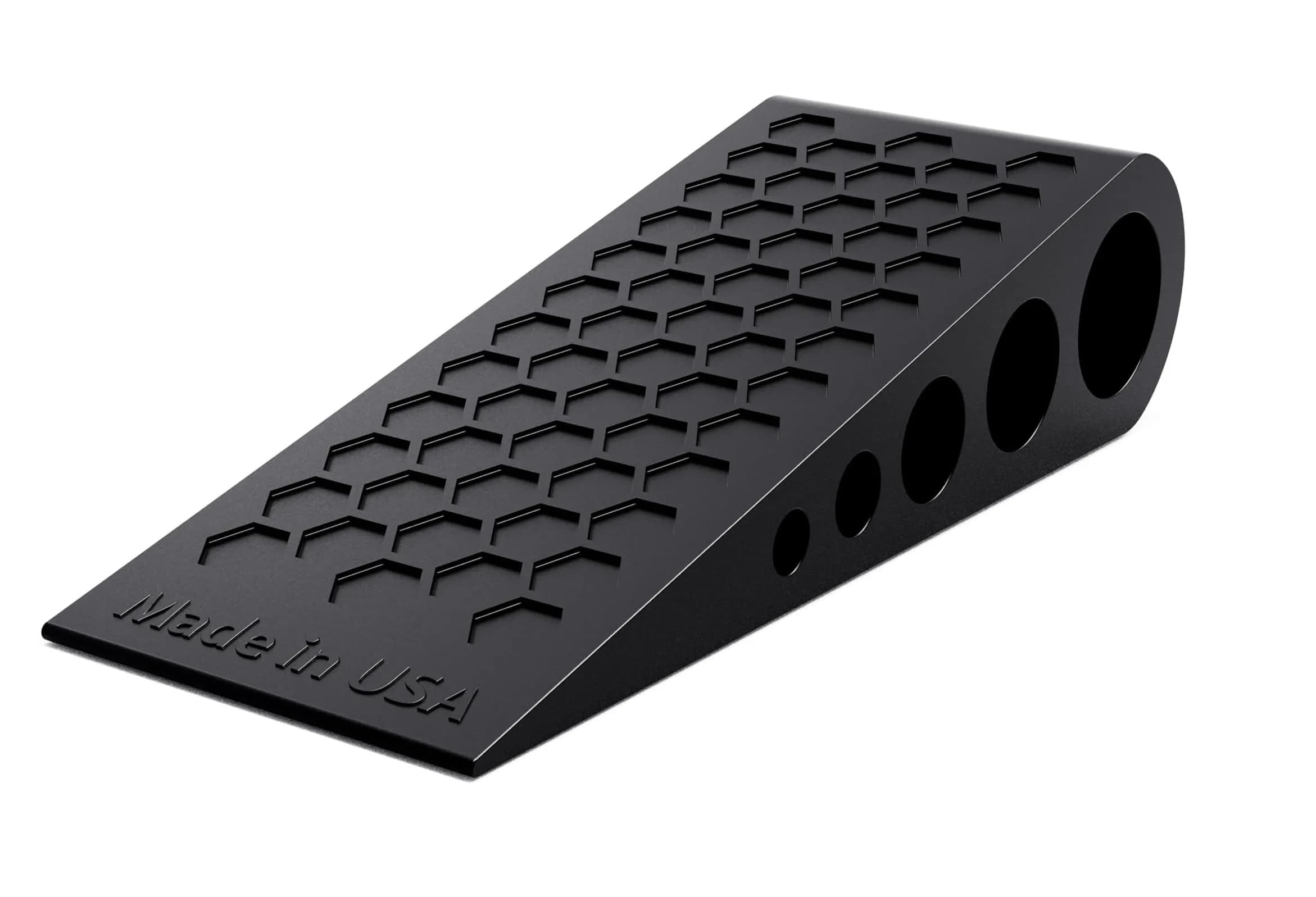 suspension dudes Black Door Stop Wedge 1.6in (4cm) | Heavy Duty Rubber for All Floors