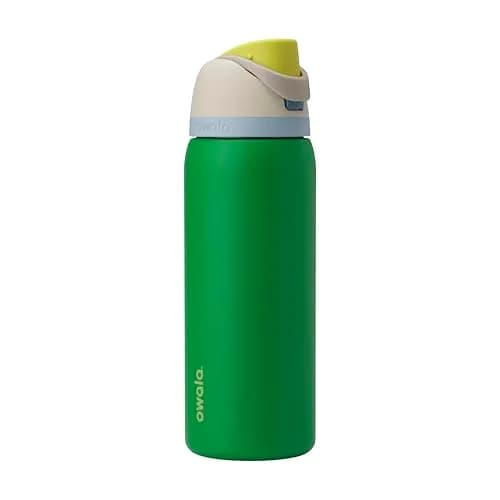 Owala FreeSip Stainless Steel Water Bottle 32 oz Putting Green | Insulated, Spill-Proof, USA-Sourced thumbnail 1