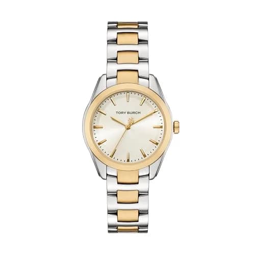 Tory Burch Women's Miller Two-Tone Stainless Steel Watch 34mm | Elegant, Versatile & Water-Resistant thumbnail 1