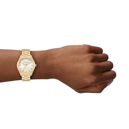 Tory Burch Women's Miller Gold-Tone Stainless Steel Watch (Model: TBW9060) | 34mm, Quartz, Water-Resistant 50m thumbnail 4