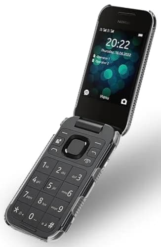 Nakedcellphone Clear Hard Shell Case for Nokia 2760 2780 Flip Phone | Slim Fit, Screen Protection, Textured Grip thumbnail 9