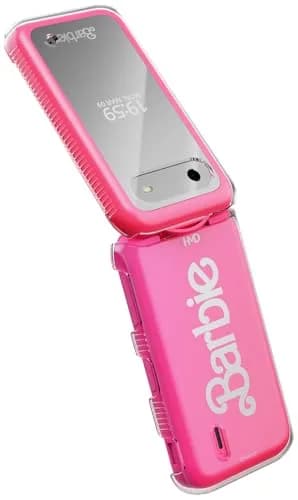 Nakedcellphone Clear Case for HMD Barbie Flip Phone (USA Version ONLY) - 12.3cm (4.84in) Length | Slim Fit with Textured Grip thumbnail 5