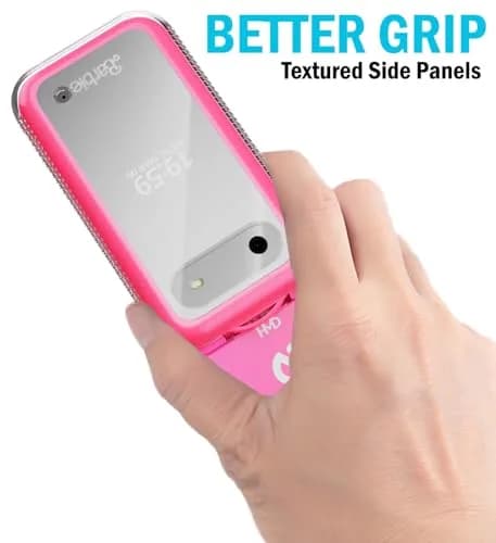 Nakedcellphone Clear Case for HMD Barbie Flip Phone (USA Version ONLY) - 12.3cm (4.84in) Length | Slim Fit with Textured Grip thumbnail 3