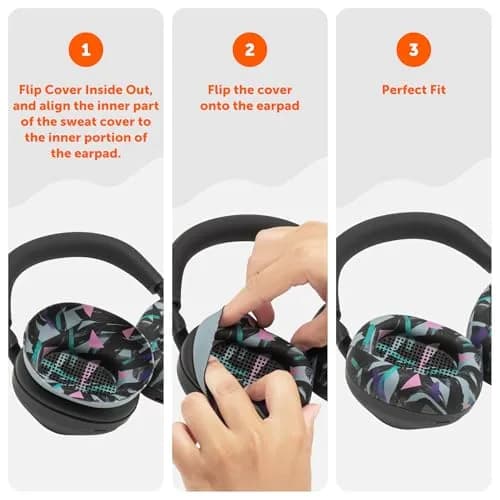 WC SweatZ XM6 Silicone Sweat Covers for Sony WH-1000XM6 | Sweatproof, Washable, Durable thumbnail 5