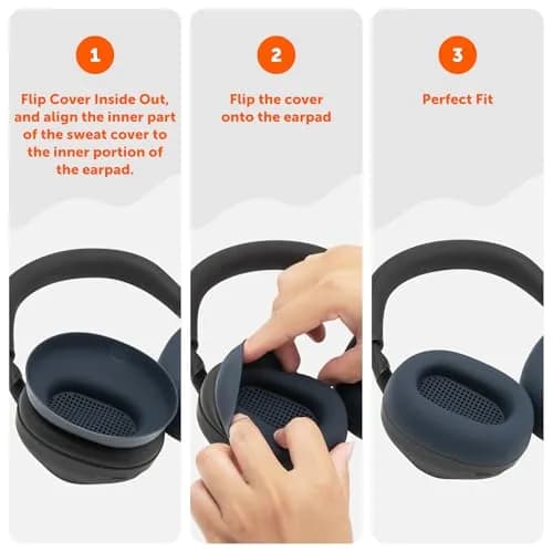 WC SweatZ XM6 Silicone Sweat Covers for Sony WH-1000XM6 | Sweatproof, Washable, Durable thumbnail 5