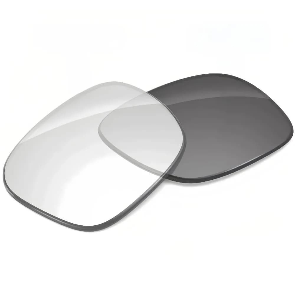 Harlafou Replacement Lenses for Ray-Ban Meta RW4006 RW4008 50mm | Clear-Anti Blue Light Transition Lenses — Photochromatic
