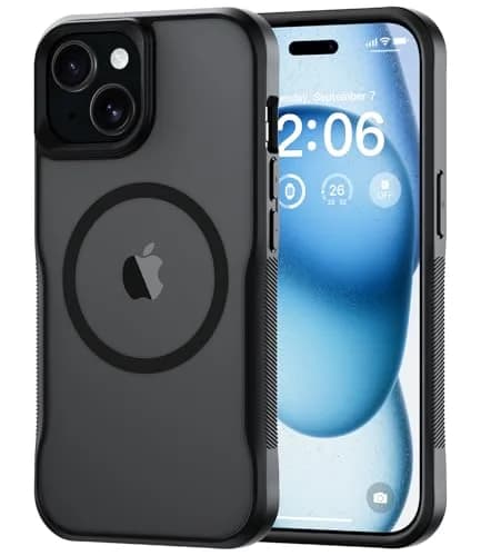 Diverbox iPhone 15 Case 6.1 inch | MagSafe Compatible, Matte Shockproof, Anti-Fingerprint, Pocket-Friendly thumbnail 1