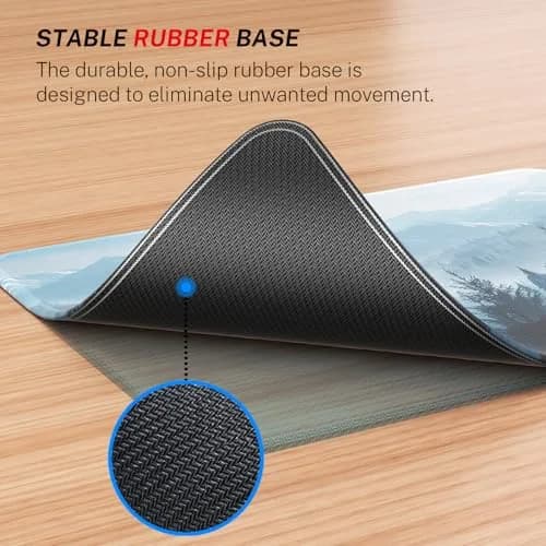 MROCO Cloud Forest Mouse Pad 21.59 cm x 27.94 cm (8.5 x 11 Inch) | Smooth Glide & Precise Control thumbnail 4