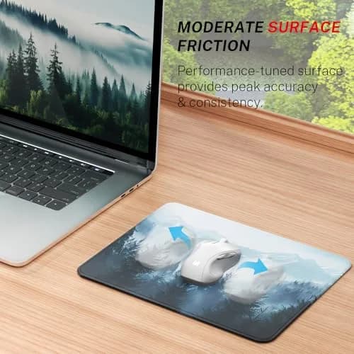 MROCO Cloud Forest Mouse Pad 21.59 cm x 27.94 cm (8.5 x 11 Inch) | Smooth Glide & Precise Control thumbnail 2