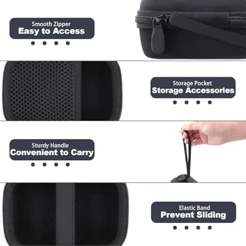 Aenllosi Hard Case for Zoom H2essential/H2n Stereo Recorder | Dustproof, Waterproof & Lightweight thumbnail 4