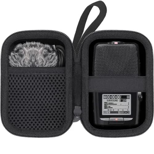 Aenllosi Hard Case for Zoom H2essential/H2n Stereo Recorder | Dustproof, Waterproof & Lightweight thumbnail 2