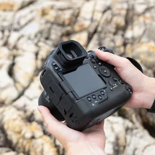 JJC Soft Silicone Eyecup for Canon EOS R1 Camera | Blocks Light, Protects Viewfinder thumbnail 5