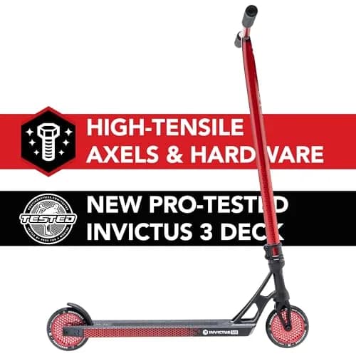 Root Industries Invictus Complete Pro Scooter – 120mm Honeycore Wheels, Chromolite Bars, HIC Compression & Cut-Out Deck (Burnt Red) | Lightweight & Durable thumbnail 2