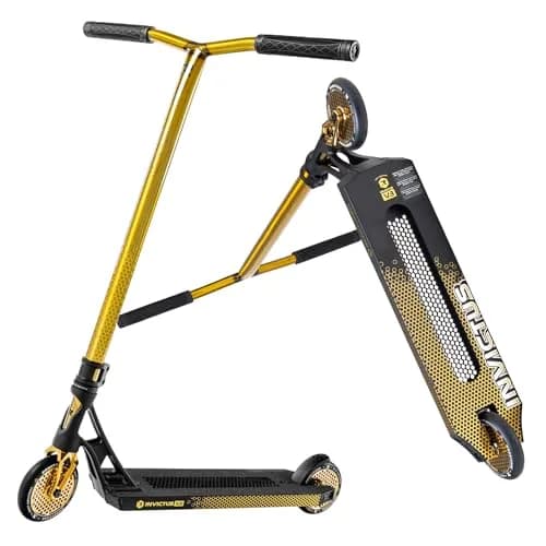 Root Industries Invictus Complete Pro Scooter – 120mm Honeycore Wheels, Chromolite Bars, HIC Compression & Cut-Out Deck (Burnt Gold) | Lightweight & Durable thumbnail 1