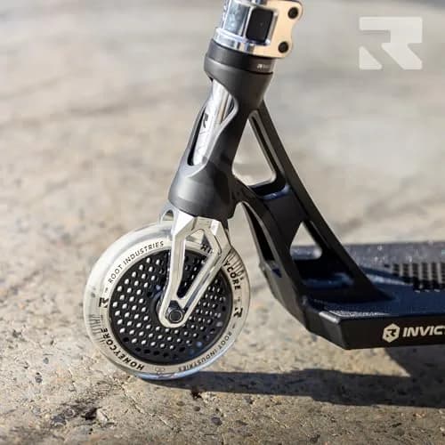 Root Industries Invictus Complete Pro Scooter – 120mm Honeycore Wheels, Chromolite Bars, HIC Compression & Cut-Out Deck (Black (2025)) | Lightweight & Durable thumbnail 7