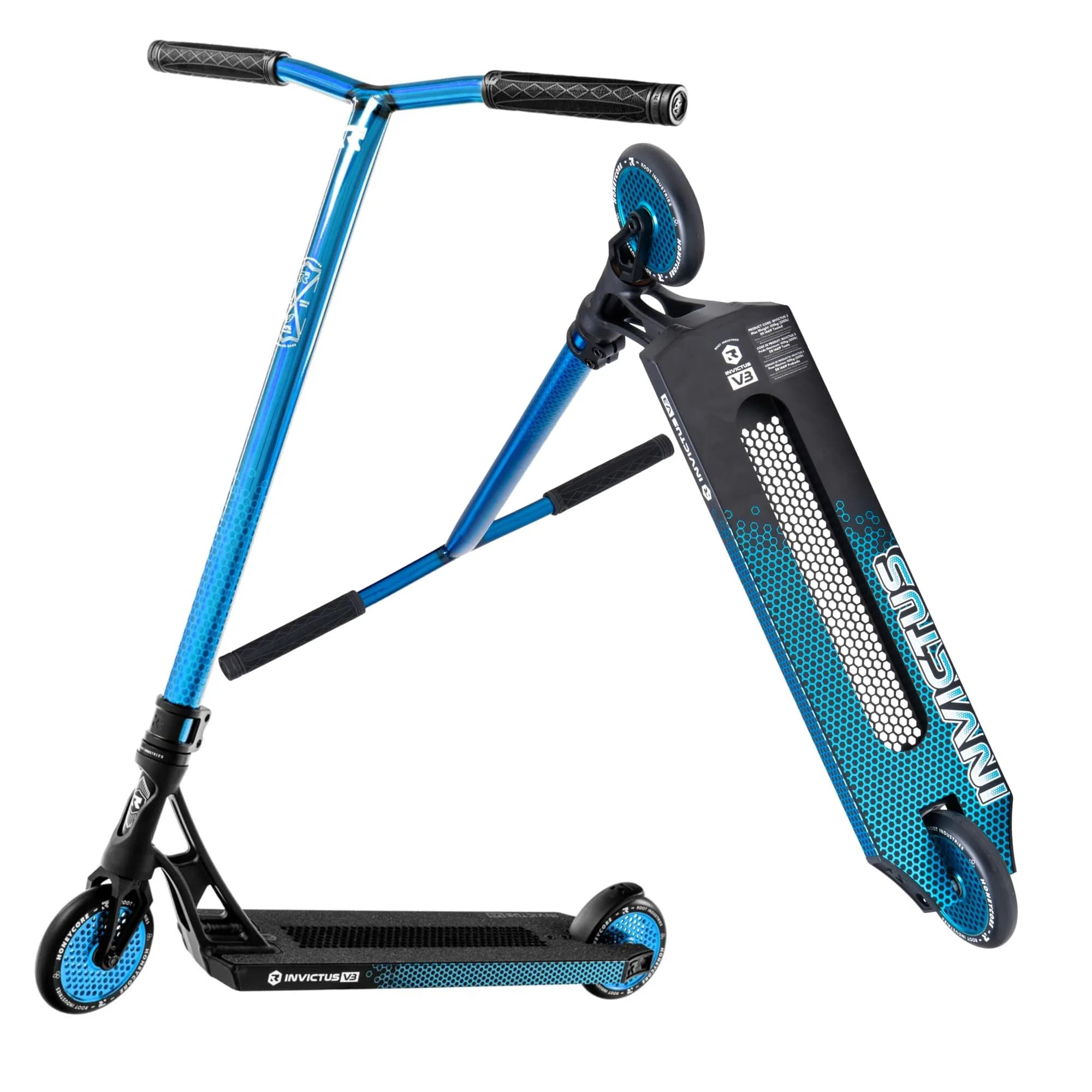 Root Industries Invictus Complete Pro Scooter – 120mm Honeycore Wheels, Chromolite Bars, HIC Compression & Cut-Out Deck | Pro Stunt Scooter for Adults & Kids - main product image