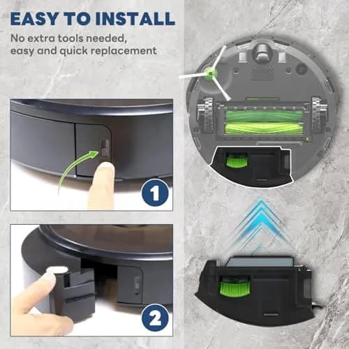Sgizoku Dust Bin Box for iRobot Roomba i3 i3+ i4 i4+ i6 i6+ i7 i7+ i8 i8+ E5 E6 E7 J7 Vacuum Cleaner | Replacement Waste Dustbin Part thumbnail 5