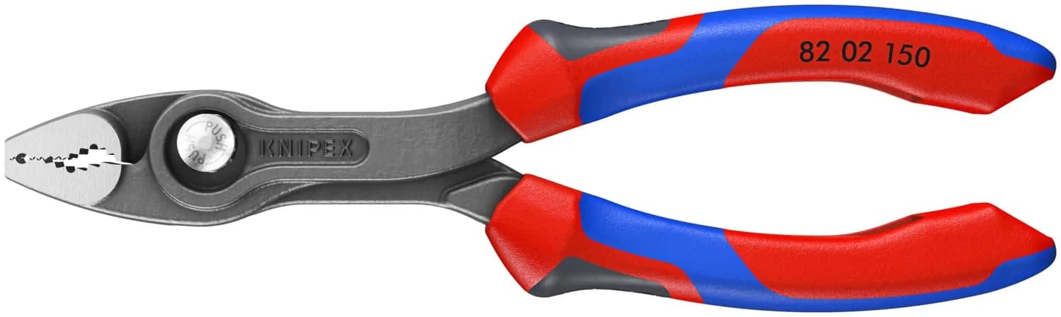 KNIPEX Tools 82 02 150 SBA TwinGrip Pliers, 15.25cm | Heavy-Duty Grip for Stripped Screws - main product image