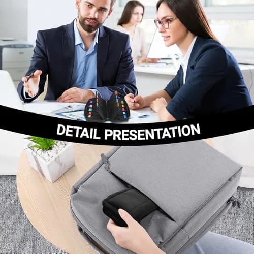 vellgo USB Flash Drive Case Organizer with 20 Slots & Labels, Black | Holds Thumb Drives & Accessories thumbnail 7