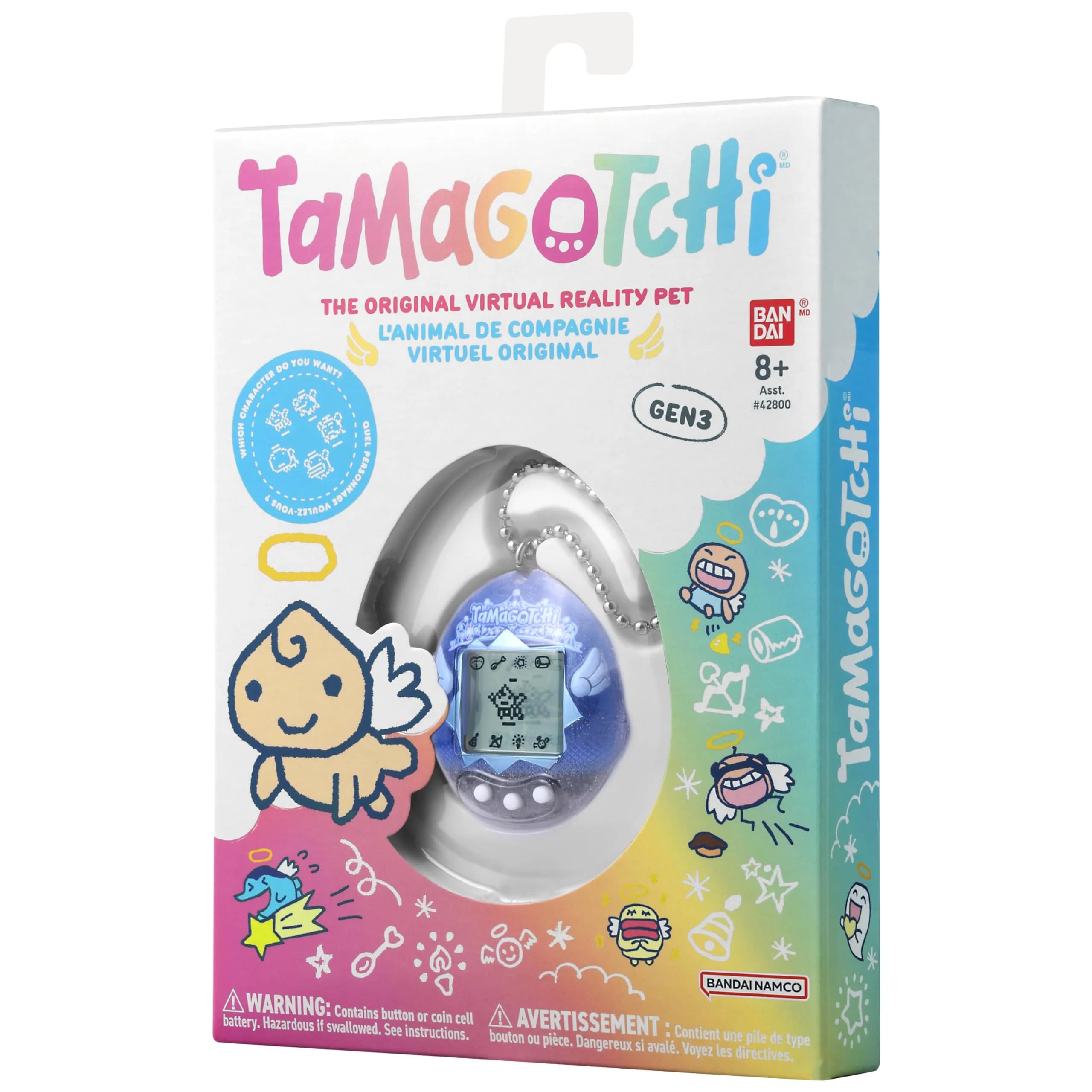 Tamagotchi Original Angel Tiara Electronic Pet | Fun Nostalgic Toy for Kids 8+ thumbnail 4