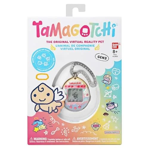 Tamagotchi Original Angel Cake Electronic Pet | Interactive Virtual Pet with Shooting Star Mini-Game thumbnail 4