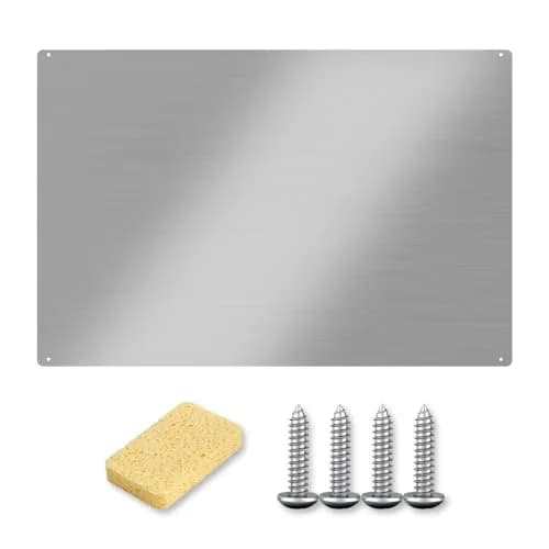 VENFAN 30" x 12" Stainless Steel Backsplash Panel | Easy Clean Stove Wall Protector thumbnail 1