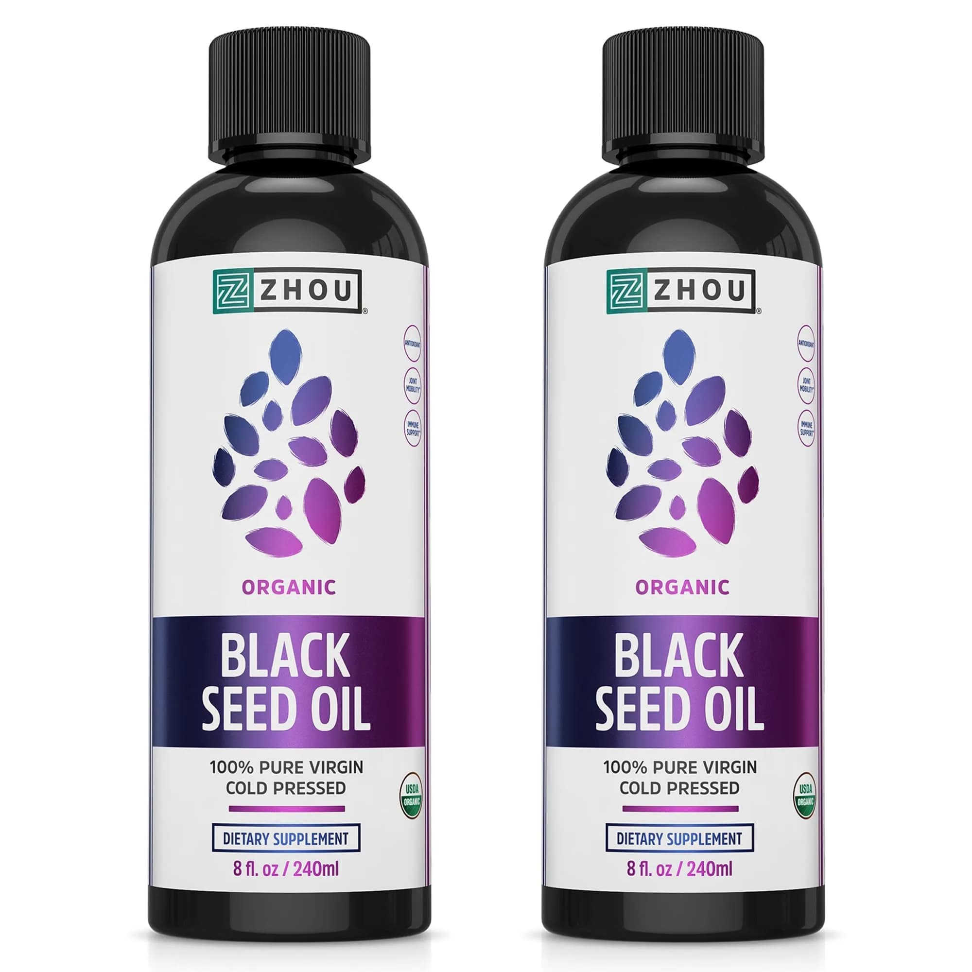 ZHOU Black Seed Oil Liquid 8 Fl Oz — 8 Fl Oz