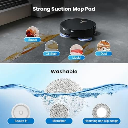 KTNAid Replacement Parts Kit for Ecovacs Deebot T50 Max Pro Omni Robot Vacuum | 24 Pcs Set thumbnail 7