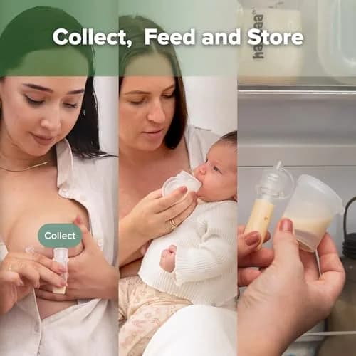 haakaa Silicone Colostrum Collector 6ml (6pcs) & 25ml Lidded Cup | BPA-Free, Reusable, Sterilizable thumbnail 3