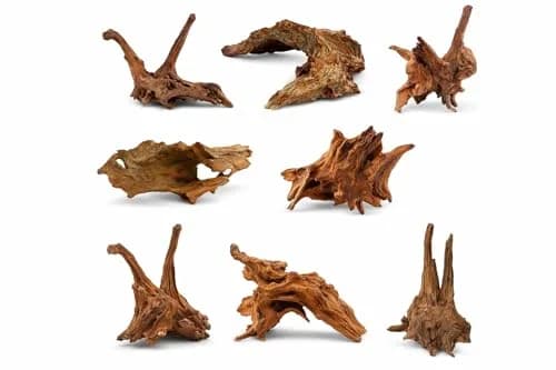 Azil Natural Driftwood 9''-12'' (2 Pieces, 0.71 kg) | Unique Aquarium Decor for Fish Tanks & Aquascaping thumbnail 1