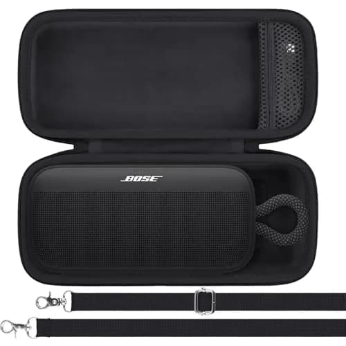khanka Travel Case for Bose SoundLink Plus Portable Bluetooth Speaker, Black | Custom Fit, Waterproof, Shockproof thumbnail 1