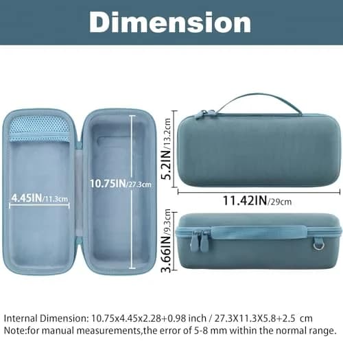 khanka Hard Case for Bose SoundLink Plus Portable Bluetooth Speaker, Blue | Protects Against Water, Shock, and Dust thumbnail 6