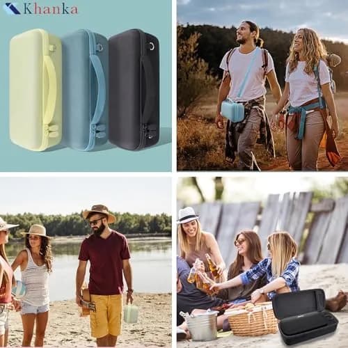 khanka Hard Case for Bose SoundLink Plus Portable Bluetooth Speaker, Blue | Protects Against Water, Shock, and Dust thumbnail 9