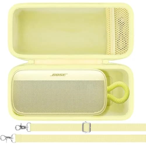 khanka Hard Case for Bose SoundLink Plus Bluetooth Speaker, Citrus Yellow | Protects Speaker & Accessories thumbnail 1