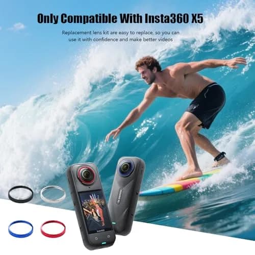 Jakoly Lens Replacement Kit for Insta360 X5 | Optical Glass Cover & Removal Tool, Easy DIY Repair thumbnail 10