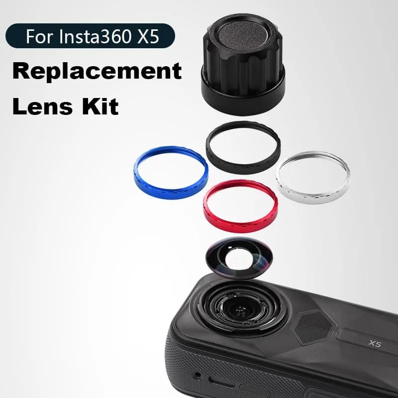 Jakoly Lens Replacement Kit for Insta360 X5 | Optical Glass Cover & Removal Tool, Easy DIY Repair thumbnail 12