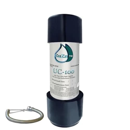 CuZn UC-100 Under Sink Water Filter 1.57 kg (3.46 lb) | 1 Year Filtration Life thumbnail 1