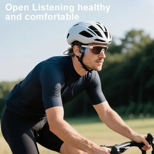 MZYQCY Open-Ear Bone Conduction Headphones with Mic, Bluetooth 5.4, 15-Hour Playtime, IPX6 Waterproof | Safe Running & Outdoor Use thumbnail 7