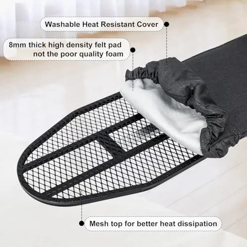 Duwee 12"×36" Wall Mounted Ironing Board with Iron Holder | Space-Saving Foldable Design thumbnail 3