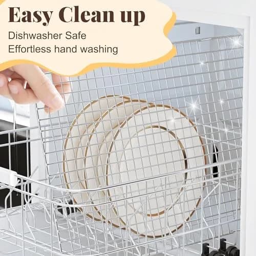 LIEMAND 2 PCS Grid Wire Baking Cooling Racks 42.7cm x 29.8cm (16.85" x 11.65") | Oven Safe Stainless Steel Cooling Trays thumbnail 4