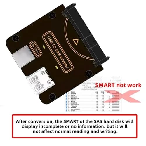 Xiwai SFF-8482 SAS 29Pin to 5Gbps USB 3.0 Raid Adapter Card | Supports SAS/SATA 6Gbps, 10x USB 2.0 thumbnail 5